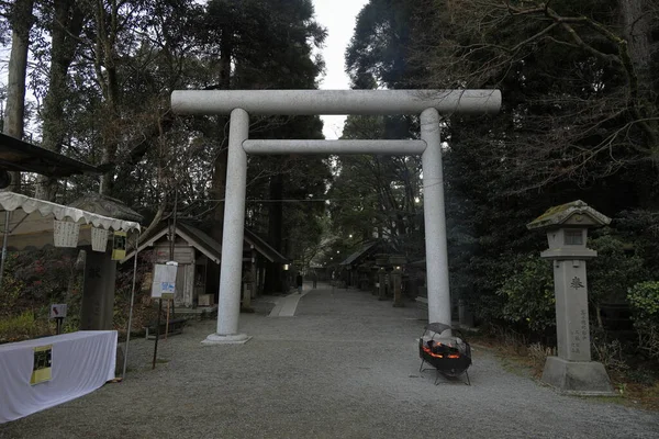 Torii Poort Van Amano Iwato Heiligdom West Gebouw Miyazaki Japan — Stockfoto