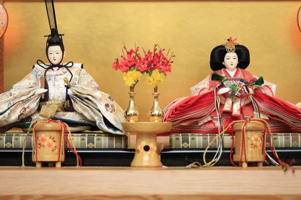 Hina doll (Japanese traditional doll) on Hina festival