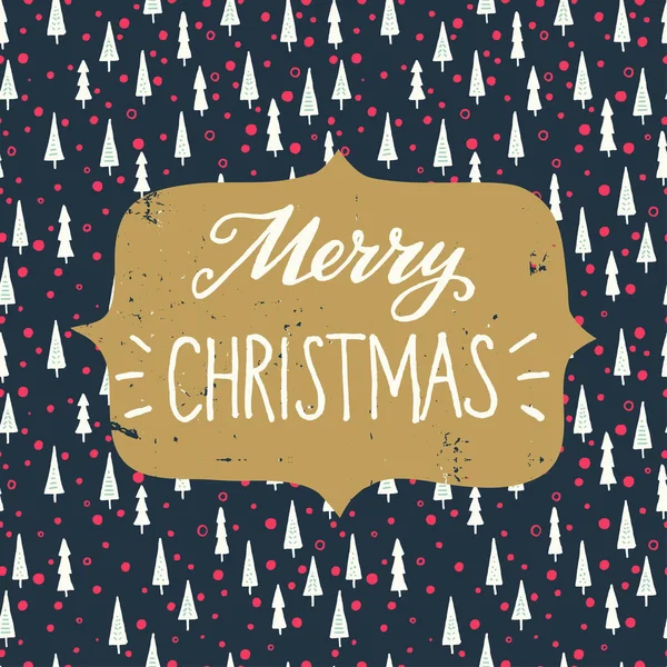 Merry christmas inscriptie — Stockvector