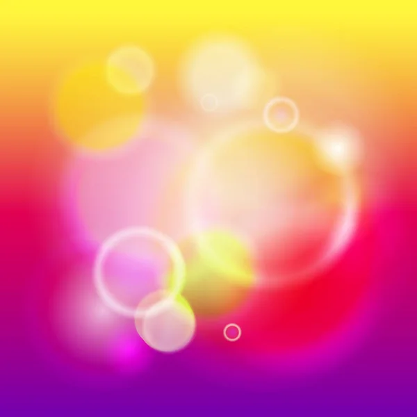 Abstrakte moderne Lichter Hintergrund defokussiert und Farbverlauf Textur. warme Farbe verschwommenen Hintergrund. lebendiges Gestaltungselement. Flare und Bokeh-Effekte. Vektorillustration. Folge 10 — Stockvektor