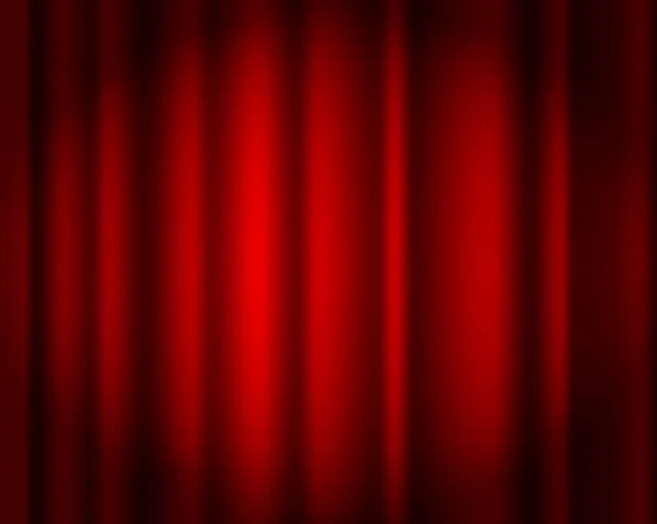 Vorhang rot Vektor isoliert. Draperie. Theaterszene, Oper, Konzert oder Kino. Vorhang auf. roter abstrakter Hintergrund für Poster, Präsentation, Cover. — Stockvektor