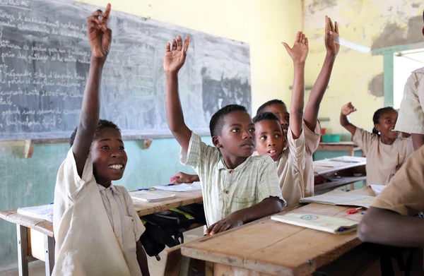 Estudiantes de primaria, Madagascar Imagen De Stock