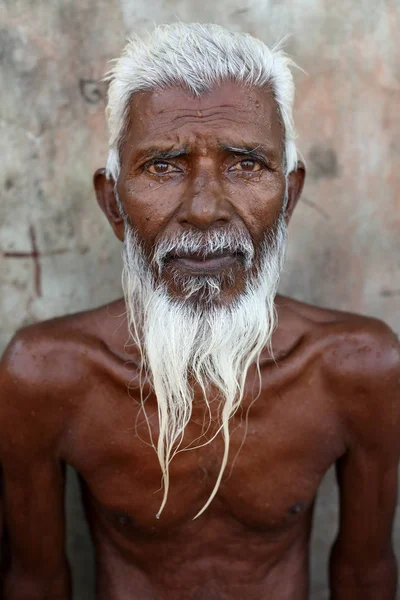 Niezidentyfikowane staruszek muzułmańskich — Zdjęcie stockowe