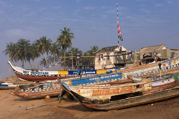 Barche da pesca colorate — Foto Stock