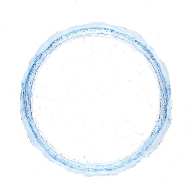 su sıçrama Radyal 3d render 3d çizim