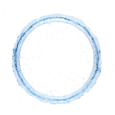 su sıçrama Radyal 3d render 3d çizim