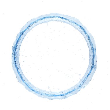 su sıçrama Radyal 3d render 3d çizim