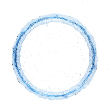 su sıçrama Radyal 3d render 3d çizim