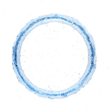 su sıçrama Radyal 3d render 3d çizim