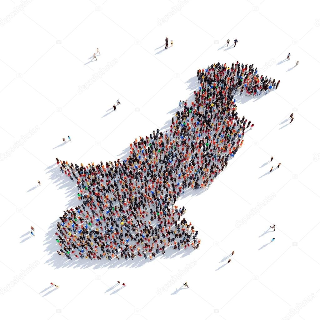 People Group Shape Map Pakistan Stock Photo C Tai11 127929468 https depositphotos com 127929468 stock photo people group shape map pakistan html