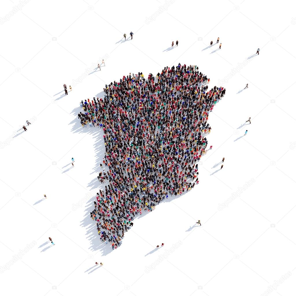 people group shape map Greenland