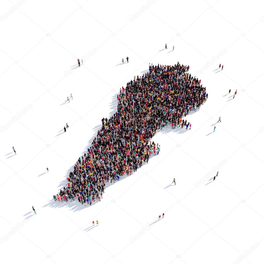 people group shape map Lebanon