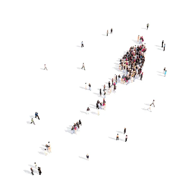 Menschen gruppe form map palau — Stockfoto
