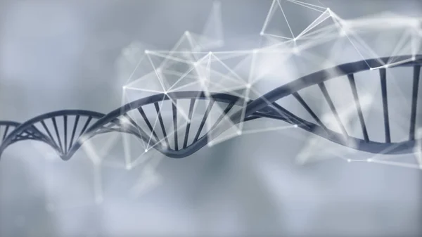 Абстрактна молекула ДНК петля — стокове фото
