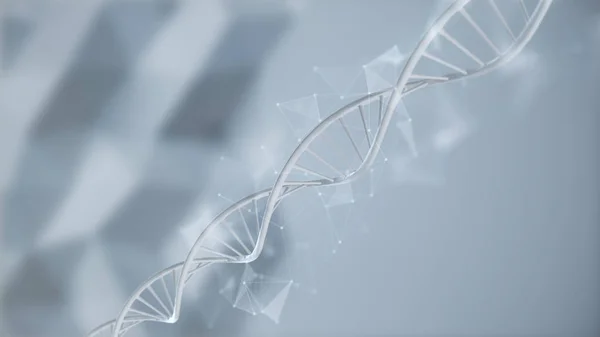 Абстрактна молекула ДНК петля — стокове фото