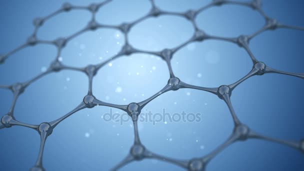 Abstracte Dna-molecule lus — Stockvideo