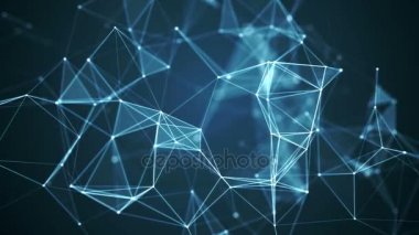 Soyut noktalı kılavuz. Animasyon döngüsü. Ağır çekim