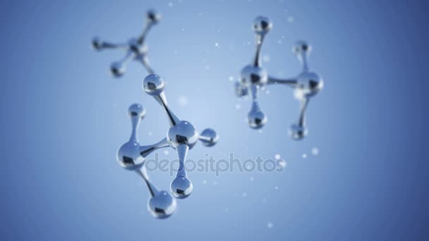 Molécula de ADN abstracta Loop — Vídeos de Stock