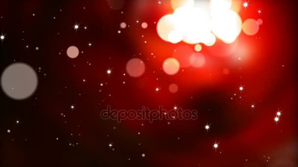 Les taches sur un fond rouge Animation en boucle. Mouvement lent 