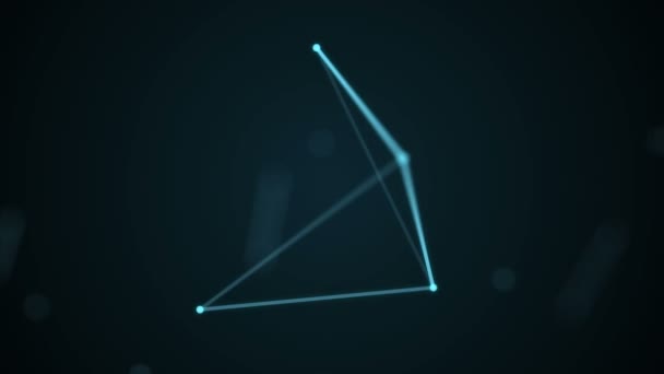 La grille abstraite en pointillés. Animation en boucle. Mouvement lent 