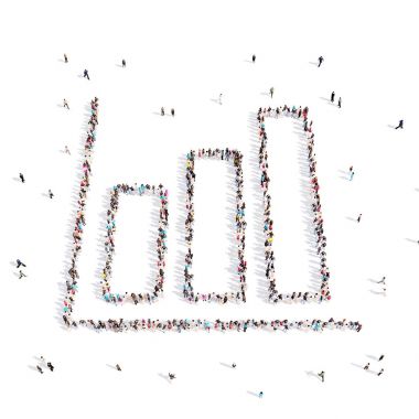 İnsanlar ticaret grafiği