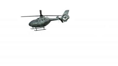 Askeri Eurocopter havada çok yükseklerde uçmak ve uçar.