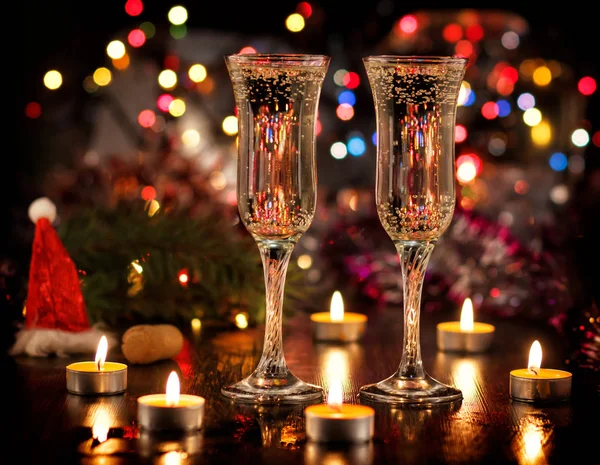Champagne new year — Stock Photo, Image