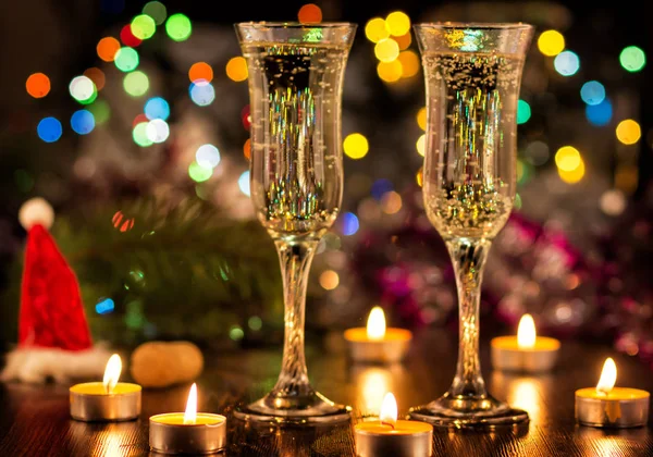 Champagne new year — Stock Photo, Image