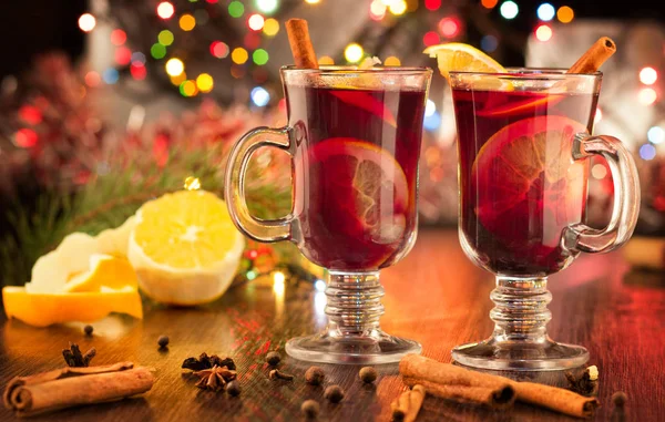 Vino caliente de Navidad — Foto de Stock