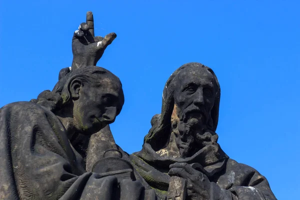 Statue sur le pont Charles, Prague, République tchèque — Photo