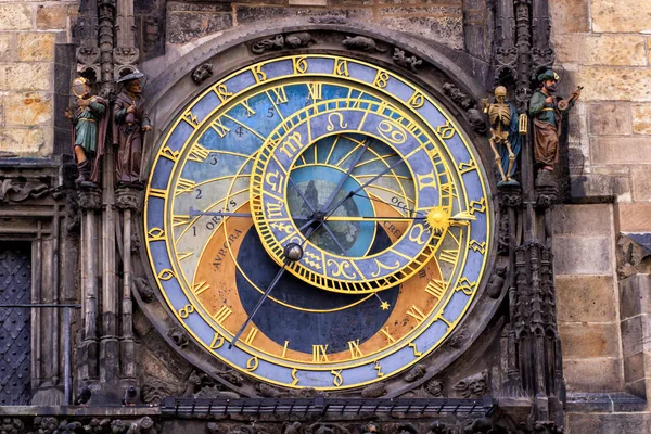 Pražské orloje na Starém Městě v Praze — Stock fotografie