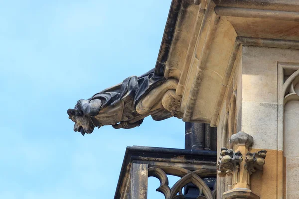 Gothic style Gargoyle on St Vitus Cathedral Prague