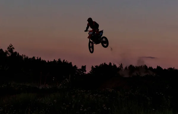 Details of debris in a motocross race — Stock Photo, Image