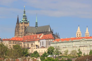 Prag, Kale ve St. Vitus Katedrali. Çek Cumhuriyeti
