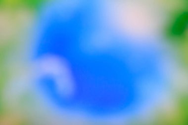 Eko Dostu kavramı: güzel yeşil çayır ve mavi gökyüzü güneş arka plan bulanık