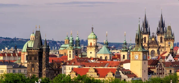 Praga vista panorámica — Foto de Stock