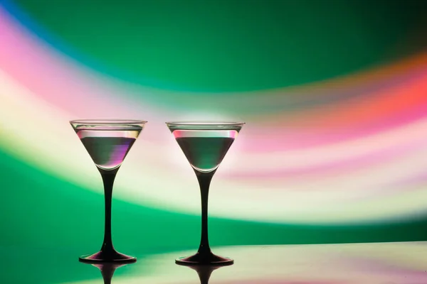 Colourful cocktail on the club light background. — Stock Photo, Image