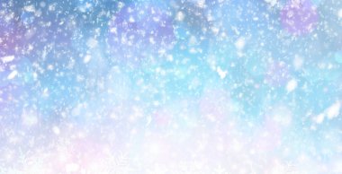 mavi zemin üzerine düşen kar sanat