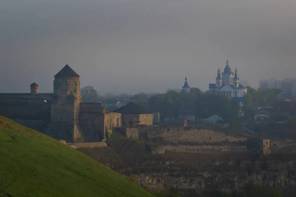 Catedral Ortodoxa São Jorge Kamianets Podilskyi Ucrânia — Fotografia de Stock