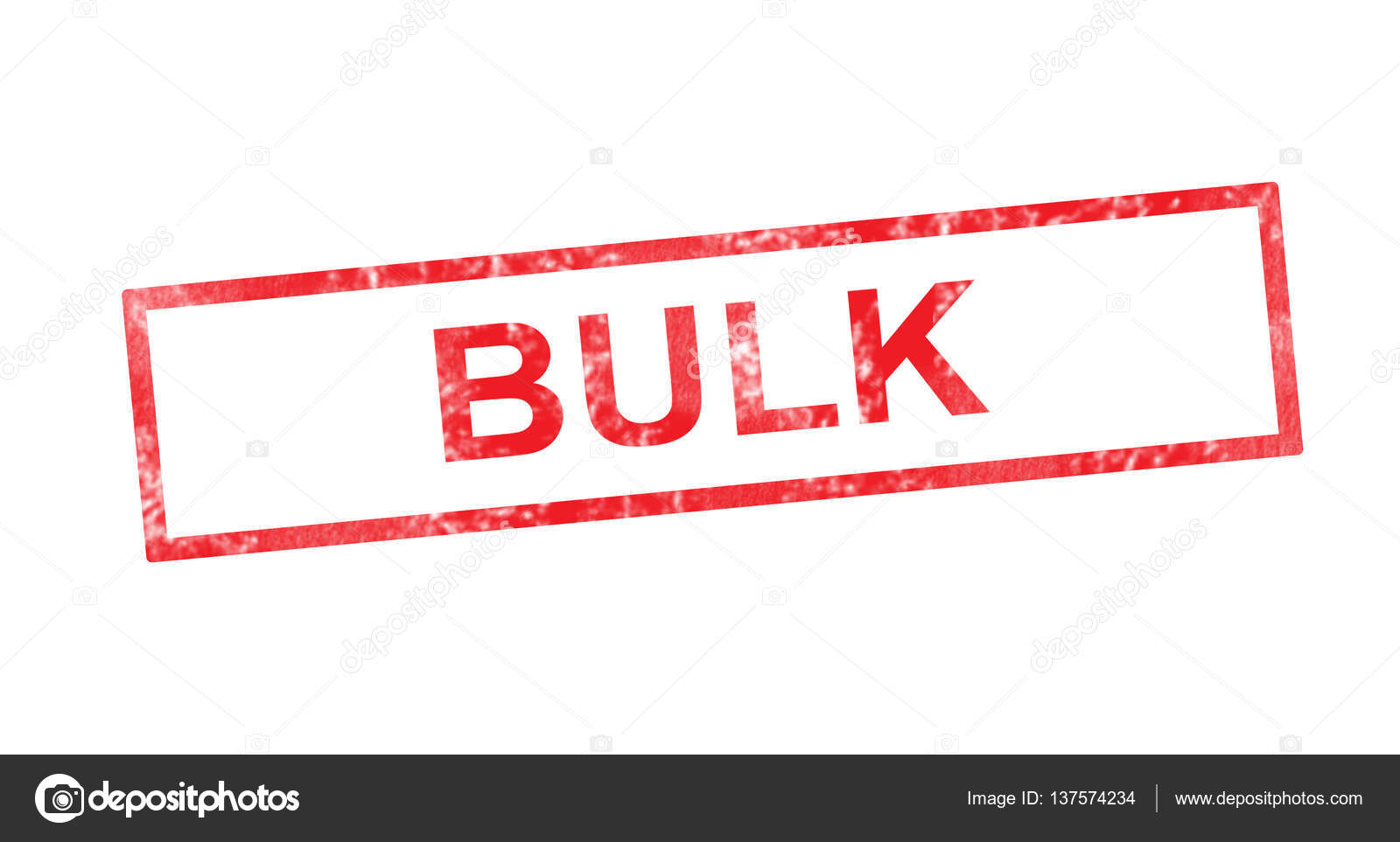 Bulk in red rectangular stamp Stock Photo by ©fontaineg974 137574234