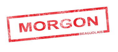 Beaujolais ve Morgon bağ unvan bir kırmızı dikdörtgen 