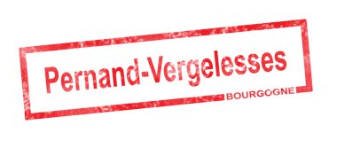 Burgundy ve Pernand Vergelesses bağ unvan kırmızı r