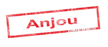 Kırmızı recta Vallee de la Loire ve Anjou bağ unvan