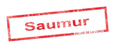 Kırmızı rect Vallee de la Loire ve Saumur bağ unvan