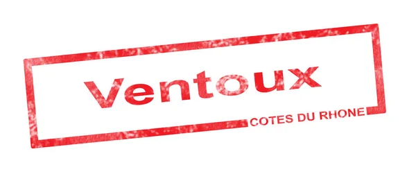 코트 뒤 론 및 빨간 직사에 Ventoux 포도 명칭 — 스톡 사진