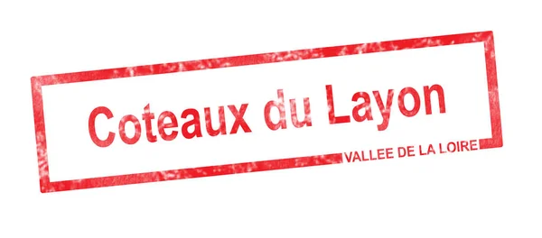 Vallee de la Loire and Coteaux du Layon vineyard appellation in — 스톡 사진