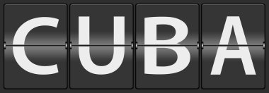 Küba paneli saygısız Havaalanı