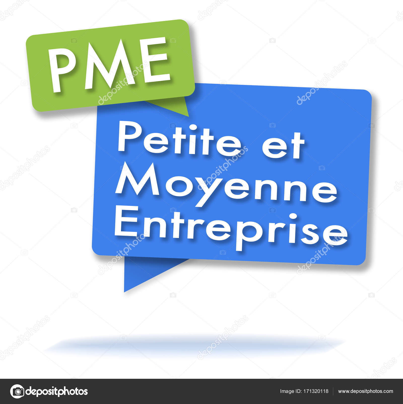 Francuski Pme Initals W Kolorowe Babelki Zdjecie Stockowe C Fontaineg974