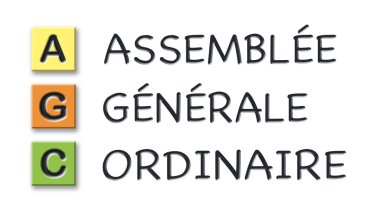 Fransızca 'da anlamı olan renkli 3d küplerle Agc baş harfleri
