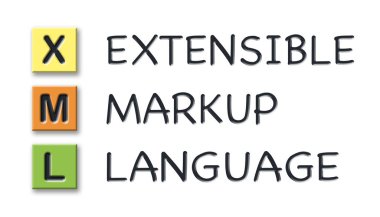 Renkli 3d küplerle Xml baş harfleri